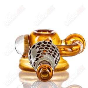 Shop Sitting Honeycomb Dry Pipe Joe P Glass in australian
