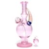 Shop Brando - 10mm Half Blasted Ball Rig - Pink w/ Cobalt - Fume Cluster Millie in australian