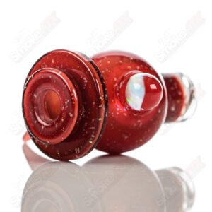 Shop Red Elvis Crush Opal Spinner Cap by Glassical Creations & Glass Carpenter in australian