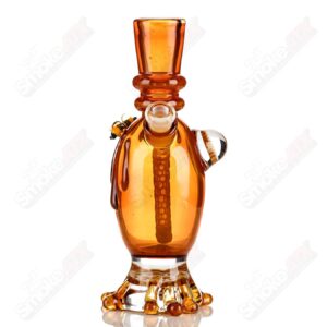 Shop Amber Honeycomb Lamp Set Joe P Glass in australian