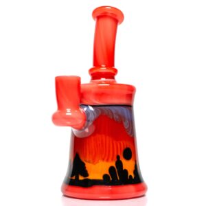 Shop 7ten Glass - Mini Tube - 10mm - City Scene - Ketchup/White in australian