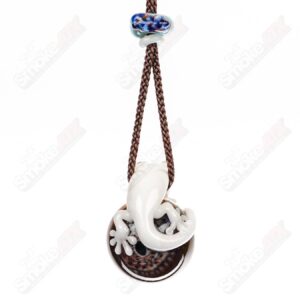 Shop Gecko and the Flower Pendant Kengtaro Glass in australian