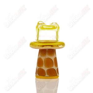 Shop Yellow Giraffe Spinner Cap w Pearl Robertson Glass in australian