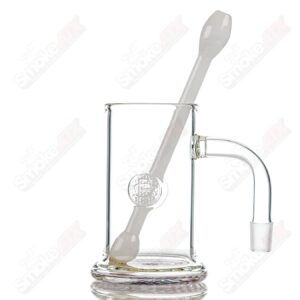 Shop Bangin Mug w/ Gold Ruby Accent Bottom + Q-Tip Straw Surf Rat Glass in australian