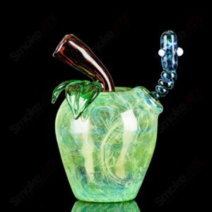 Shop Green Apple Rig w/ Worm Dabber Pouch Glass in australian