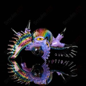 Shop Dichro EDM Owl by Four Winds Flameworks & Turtle Time Glass in australian