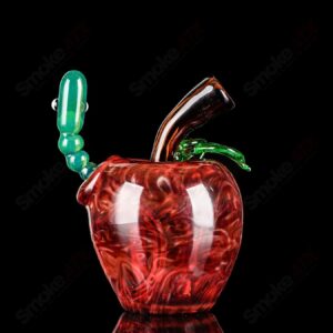 Shop Red Apple Rig w/ Worm Dabber Pouch Glass in australian