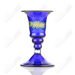 Shop Cobalt Wig Wag Footed Sherry Glass Eusheen (2005) in australian