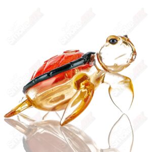 Shop Orange Dichro Honu Sea Turle Rig Turtle Time Glass in australian