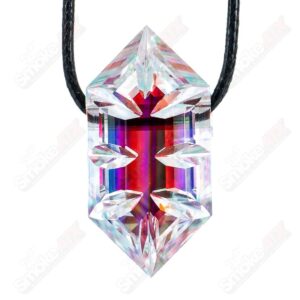 Shop Dichro Diamond Faceted Pendant by Fatal Facets in australian