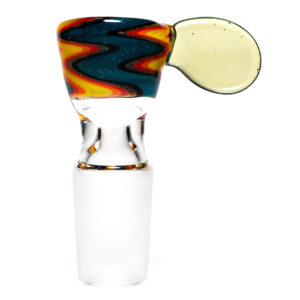 Shop K2 Glass - Worked Snap Slide - 14mm - Fire & Water Wag w/ CFL Potion Handle #3 in australian