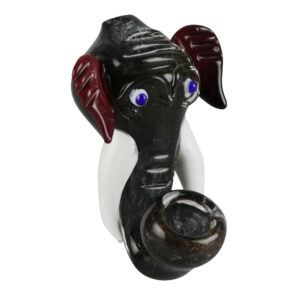 Shop Fritted Glass Sherlock Pipe - Elephant Head in australian