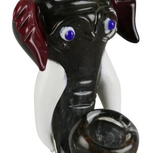 Shop Fritted Glass Sherlock Pipe - Elephant Head in australian