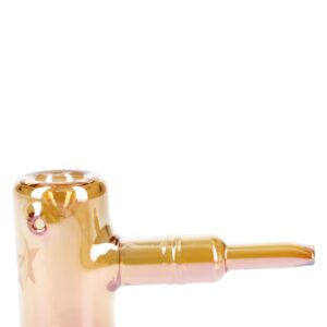 Shop Fumed Orange Sherlock Pipe - 5in Handcrafted Glass. in australian