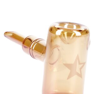 Shop Fumed Orange Sherlock Pipe - 5in Handcrafted Glass. in australian