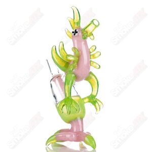 Shop Chicken Rig (Pink/Green) JOP Glass in australian