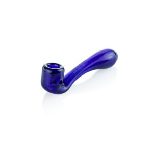 Shop GRAV Large Sherlock 6" Hand Pipe with Built-In Ash Catcher - 32mm Borosilicate Glass in australian