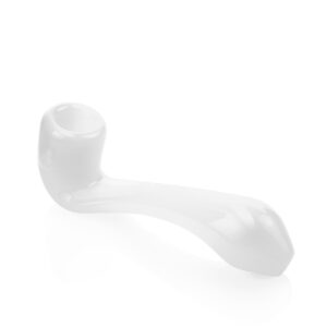 Shop GRAV Large Sherlock 6" Hand Pipe with Built-In Ash Catcher - 32mm Borosilicate Glass in australian