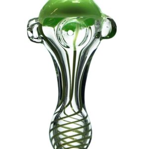 Shop Green Double Walled Glass Pipe in australian