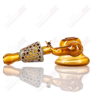 Shop Sitting Honeycomb Dry Pipe Joe P Glass in australian