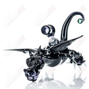 Shop Crushed Opal Dragon Hendy Glass in australian