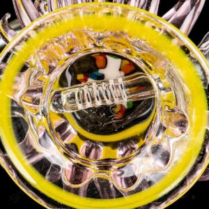 Shop Mini Rig (Pink/Lemon Drop) Freeek Glass in australian