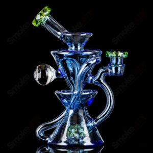 Shop #4 Faceted Two & Through Full-Size Recycler w/ Opal by Captn Chronic in australian