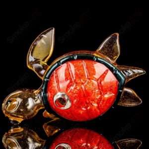 Shop Orange Dichro Honu Sea Turle Rig Turtle Time Glass in australian