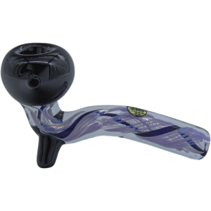Shop LA Pipes "Galactic Storm" Slime & Dichro Sherlock Pipe in australian