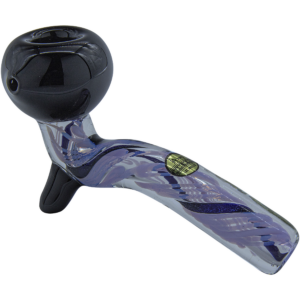 Shop LA Pipes "Galactic Storm" Slime & Dichro Sherlock Pipe in australian