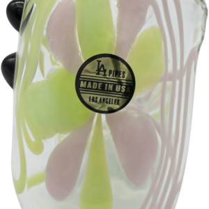 Shop LA Pipes Green Slyme and Bubble Gum Twist Hammer Pipe in australian