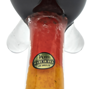 Shop LA Pipes "Sattdown Rasta" Sherlock Glass Pipe in australian