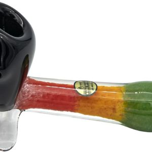 Shop LA Pipes "Sattdown Rasta" Sherlock Glass Pipe in australian