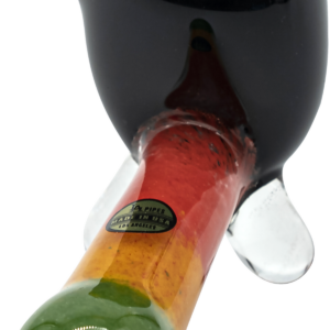 Shop LA Pipes "Sattdown Rasta" Sherlock Glass Pipe in australian
