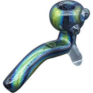 Shop LA Pipes "The Galaxy" Full Dichroic Sherlock Pipe in australian