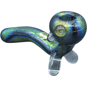 Shop LA Pipes "The Galaxy" Full Dichroic Sherlock Pipe in australian