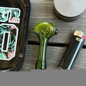 Shop Lime Green Glass Pipe in australian