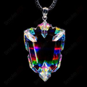 Shop Dichro Arrow Head Faceted Pendant by Fatal Facets in australian