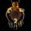 Shop Large Honeycomb Drip Pendant by Joe P Glass in australian