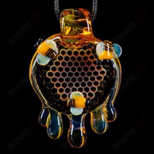 Shop Large Honeycomb Drip Pendant by Joe P Glass in australian