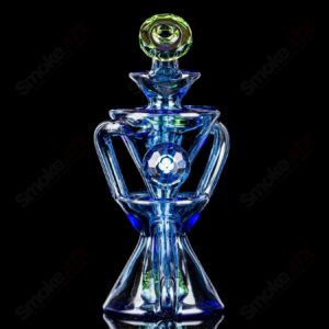 Shop #4 Faceted Two & Through Full-Size Recycler w/ Opal by Captn Chronic in australian