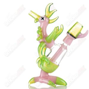 Shop Chicken Rig (Pink/Green) JOP Glass in australian