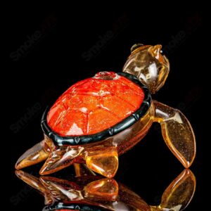 Shop Orange Dichro Honu Sea Turle Rig Turtle Time Glass in australian