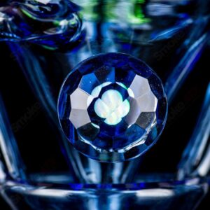 Shop #4 Faceted Two & Through Full-Size Recycler w/ Opal by Captn Chronic in australian