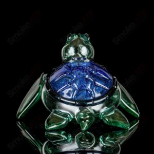 Shop Blue Dichro Honu Sea Turle Rig Turtle Time Glass in australian