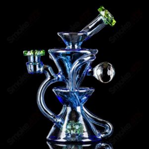 Shop #4 Faceted Two & Through Full-Size Recycler w/ Opal by Captn Chronic in australian