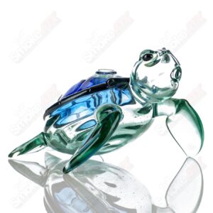 Shop Blue Dichro Honu Sea Turle Rig Turtle Time Glass in australian