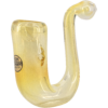Shop LA Pipes Calabash Silver Fumed Glass Sherlock Hand Pipe in australian