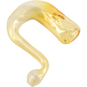 Shop LA Pipes Calabash Silver Fumed Glass Sherlock Hand Pipe in australian