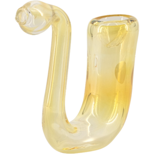 Shop LA Pipes Calabash Silver Fumed Glass Sherlock Hand Pipe in australian